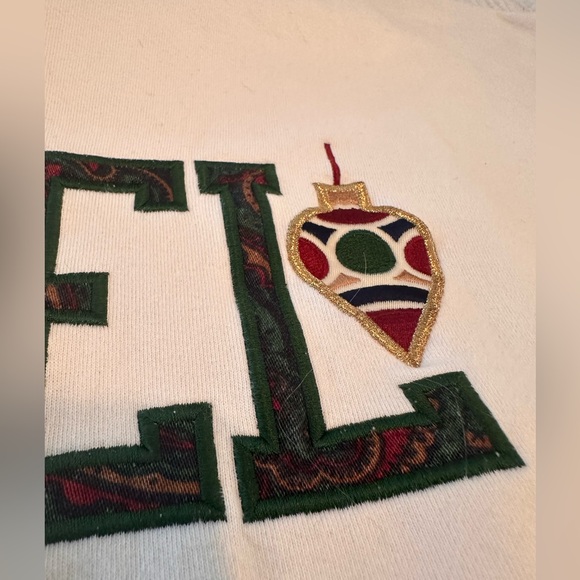 Vintage NOEL Christmas sweatshirt - Picture 4 of 7